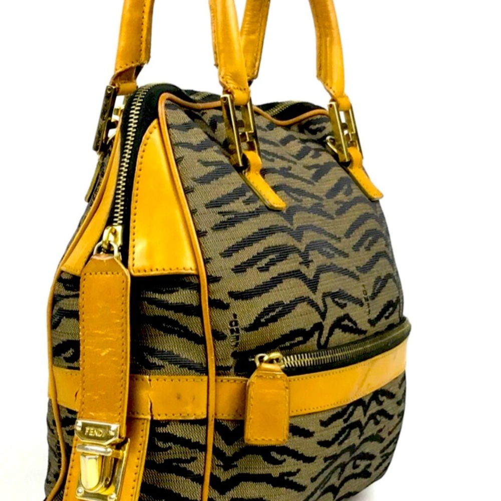 ❌ ❌ SOLD ❌ ❌ FENDI Bag Handbag Multicolor Nylon Authentic - Picture 3 of 13